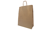 Пакет с кручеными ручками, бурый 45*35*15 (см)