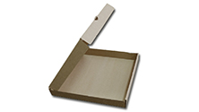 Коробка для пиццы 33*33*4 (см) (бурая)